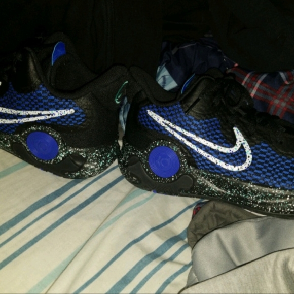 Nike kd5 blue size 8.5 - Picture 2 of 3